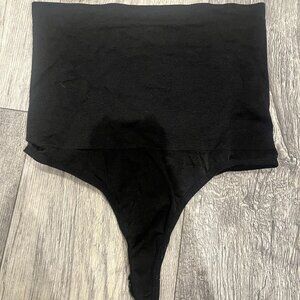 Womens Thong High Waisted Waist Trainer Spandex Slimming Shapewear Tummy Control